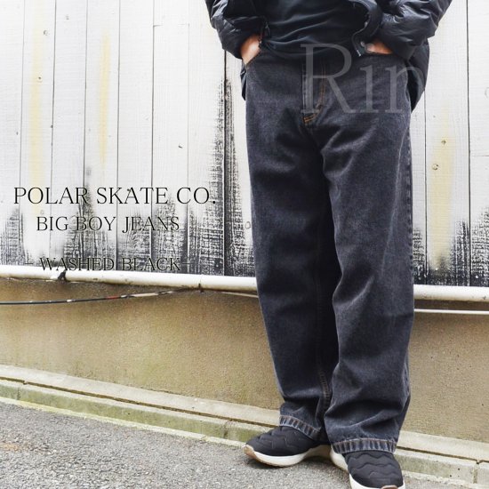 POLAR SKATE CO. BIG BOY JEANS WASHED BLACK