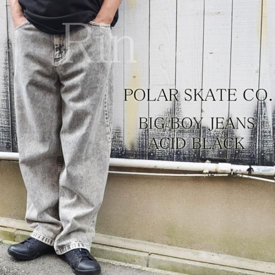 メンズライクストリートvestpolar skate co bigboy red black xs 旧モデル