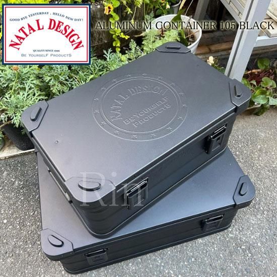 Natal Design ネイタルデザイン ALUMINUM CONTAINER 105 BLACK Natal Design ネイタルデザイン ALUMINUM CONTAINER 105 BLACK