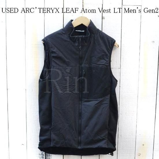 USED ARC'TERYX LEAF Atom Vest LT Men's Gen2 Black USED ARC'TERYX LEAF Atom Vest LT Men's Gen2 Black