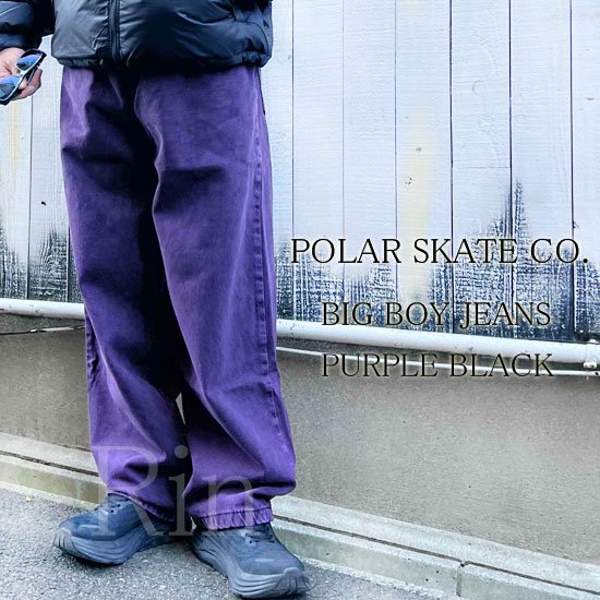 iggyPOLAR SKATE BIG BOY JEANS Purple Black M