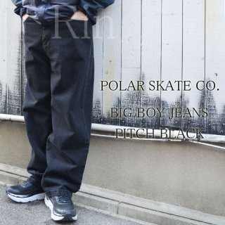 <img class='new_mark_img1' src='https://img.shop-pro.jp/img/new/icons61.gif' style='border:none;display:inline;margin:0px;padding:0px;width:auto;' />POLAR SKATE CO. ݡ顼 BIG BOY JEANS PITCH BLACK ӥåܡ ǥ˥