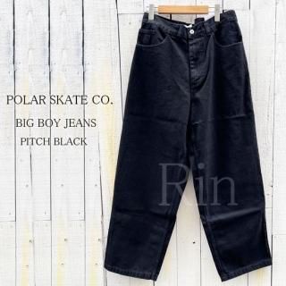 <img class='new_mark_img1' src='https://img.shop-pro.jp/img/new/icons61.gif' style='border:none;display:inline;margin:0px;padding:0px;width:auto;' />POLAR SKATE CO. ݡ顼 BIG BOY JEANS PITCH BLACK ӥåܡ ǥ˥