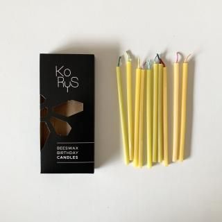 KORYSNatural Beewax Candles 125mm