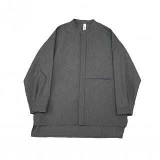 <img class='new_mark_img1' src='https://img.shop-pro.jp/img/new/icons14.gif' style='border:none;display:inline;margin:0px;padding:0px;width:auto;' />MOUN TEN.Polyester Canapa Pocket Shirt / Charcoal (0)