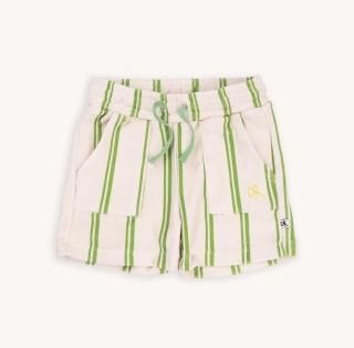 <img class='new_mark_img1' src='https://img.shop-pro.jp/img/new/icons34.gif' style='border:none;display:inline;margin:0px;padding:0px;width:auto;' />60%OFFCARLIJNQStripes Green Short Loose Fit (110/116 Last 1 !)