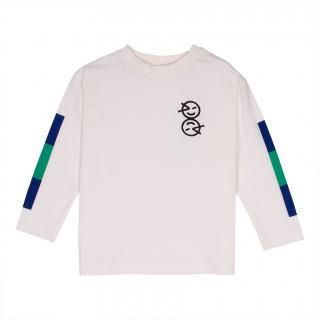 <img class='new_mark_img1' src='https://img.shop-pro.jp/img/new/icons34.gif' style='border:none;display:inline;margin:0px;padding:0px;width:auto;' />50%OFFWynkenBlock Print Tee / Ecru Punch Green (8y,10y)