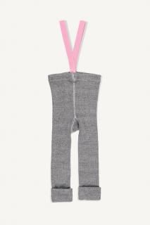 mileKids Leggings With Braces / Pink Bamboos (6-18m,18m-3y)