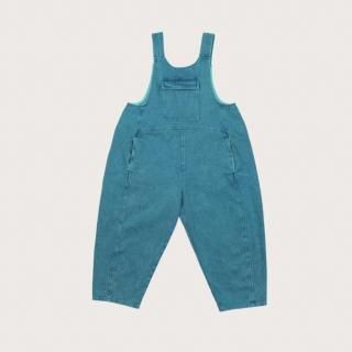 <img class='new_mark_img1' src='https://img.shop-pro.jp/img/new/icons14.gif' style='border:none;display:inline;margin:0px;padding:0px;width:auto;' />KOTEROverdye Kai Oversized Denim Dungaree / Blue Mist