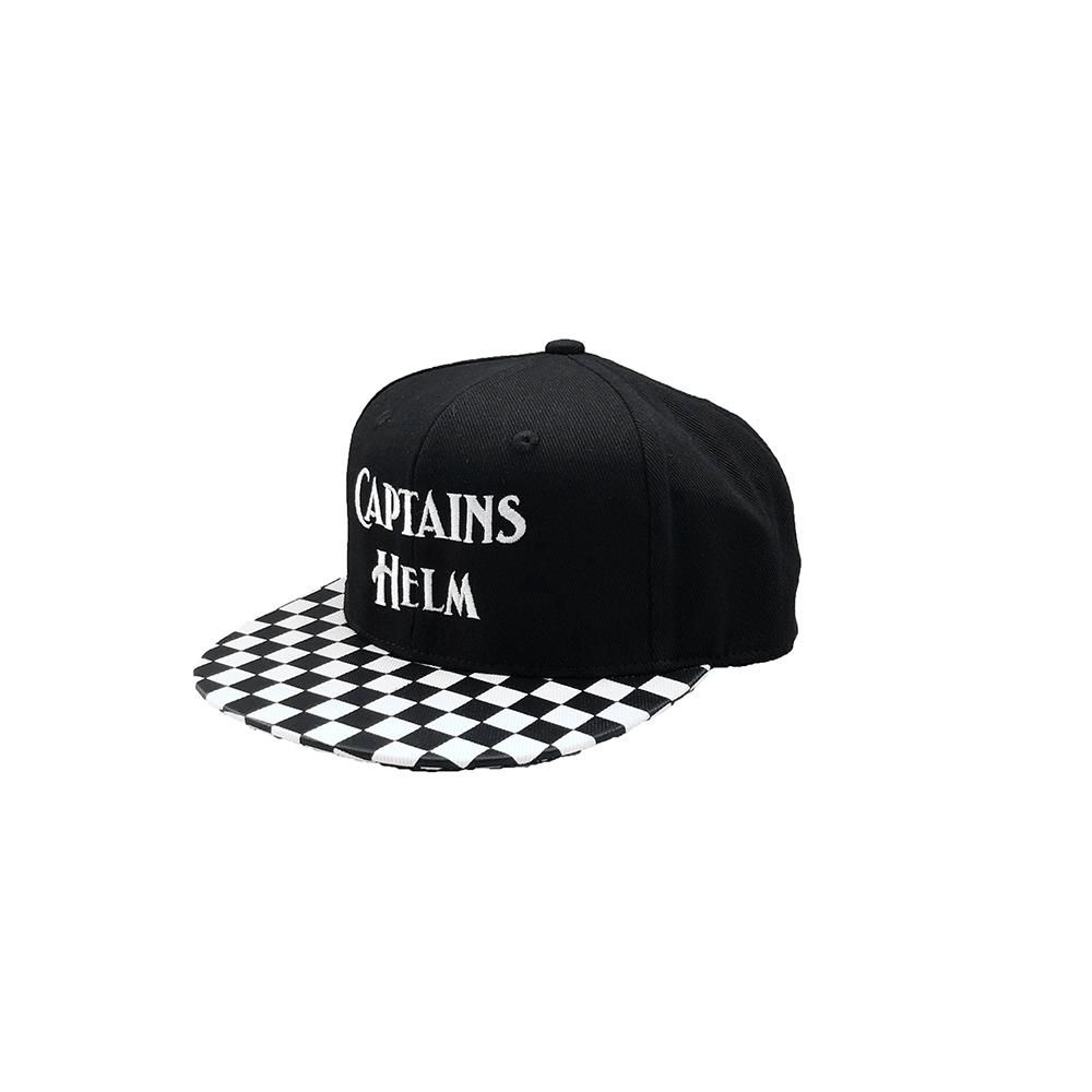 Captains Helm キャプテンズヘルム Checker Brim Logo Snap Back Turlock Dawg Online Store