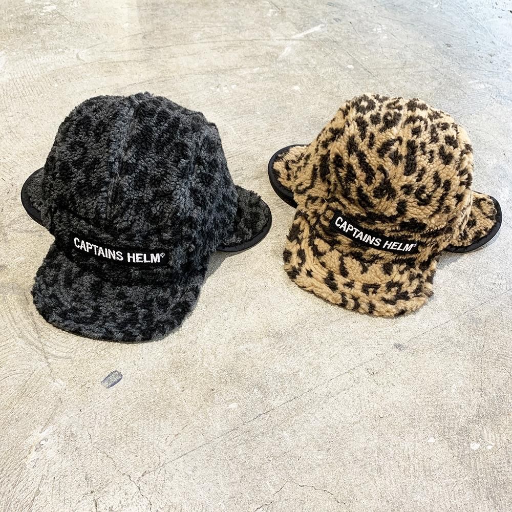 CAPTAINS HELM/キャプテンズヘルム/#LEOPARD BOA FLEECE FLAP