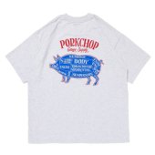 PORKCHOP/ݡå/Pork Back Tee
/GRAYRDBL