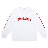 PORKCHOP/ݡå/O.E.POCKET L/S TEE/WHITE
