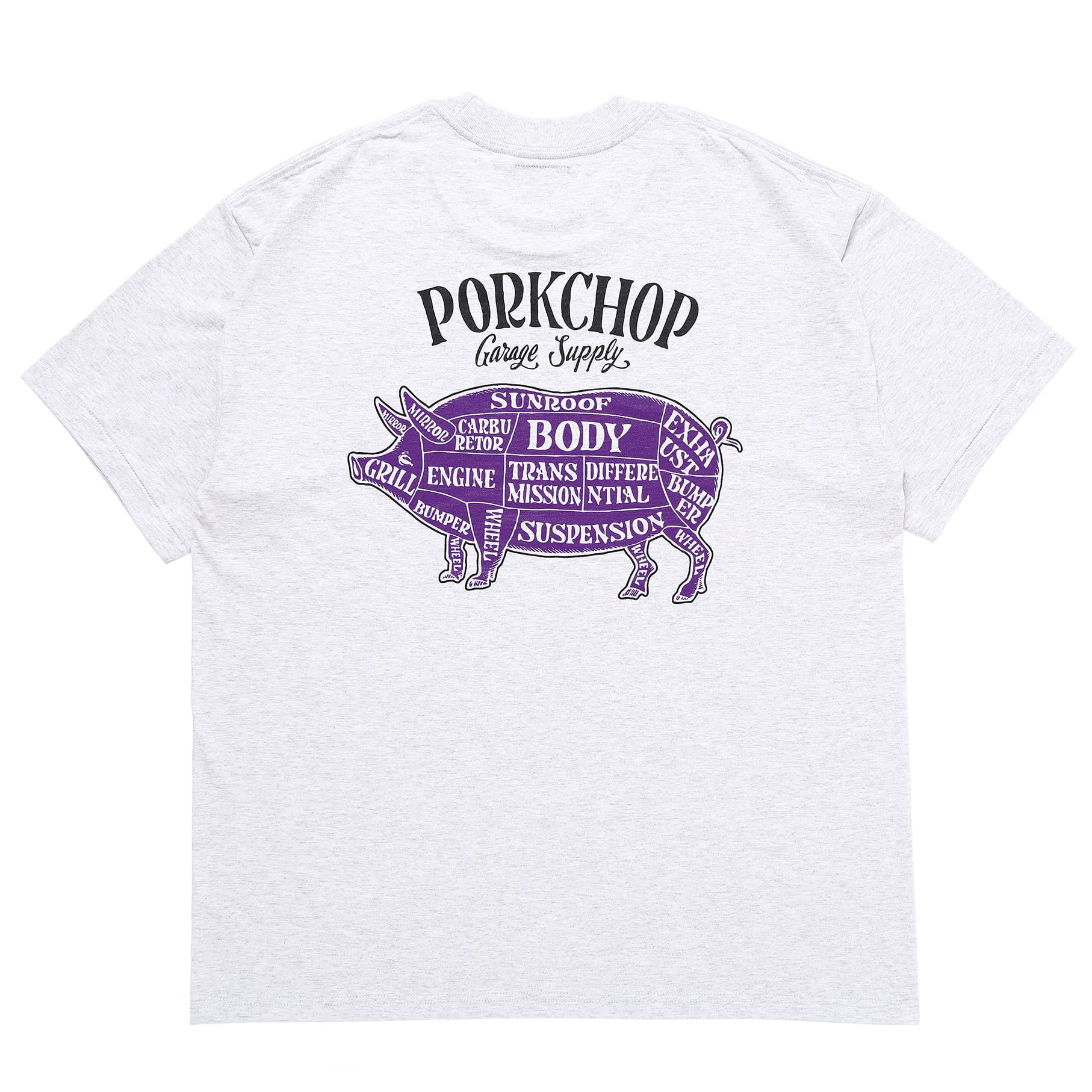 ポークチョップ Tシャツ PORKCHOP GRAY BKPR - Tシャツ/カットソー