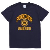 PORKCHOP/ݡå/2nd COLLEGE TEE for kids/NAVY