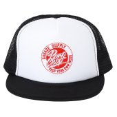 PORKCHOP/ݡå/STENCIL CS MESH CAP/WHBK