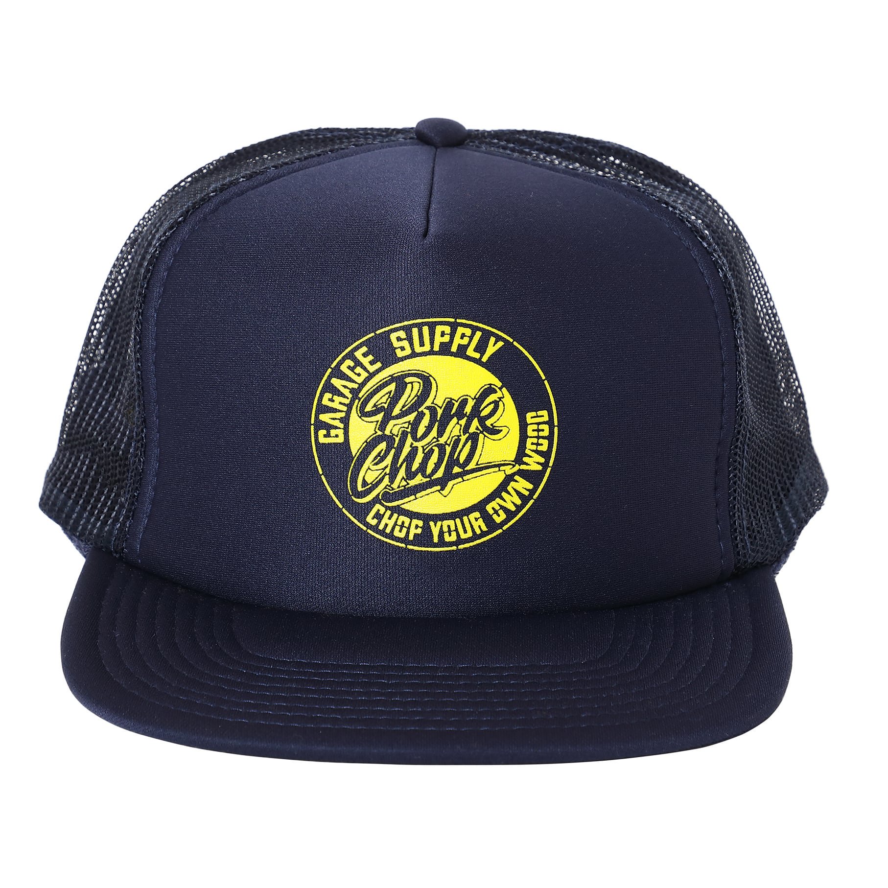 PORKCHOP/ポークチョップ/STENCIL CS MESH CAP/NAVY - Turlock / Dawg ONLINE STORE