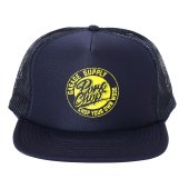 PORKCHOP/ݡå/STENCIL CS MESH CAP/NAVY