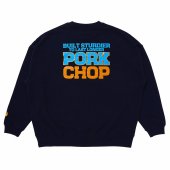 PORKCHOP/ݡå/O.P.SQUARE SWEAT/NAVY
