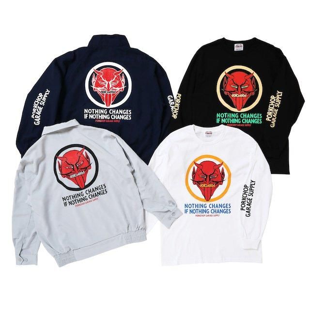 PORKCHOP/ポークチョップ/NOTHING DEVIL NYLON JKT/NAVY PORKCHOP/ポークチョップ/NOTHING DEVIL NYLON JKT/NAVY