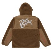 PORKCHOP/ݡå/BOA FLEECE ZIP UP HOODIE/BROWN
