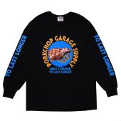 PORKCHOP/ݡå/PC & SCREW L/S TEE/BLACK


