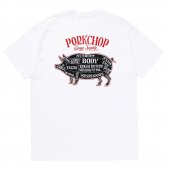 PORKCHOP/ݡå/PORK BACK TEE/WHITERDBK

