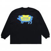 PORKCHOP/ݡå/LOGO PORK L/S TEE/BLACK


