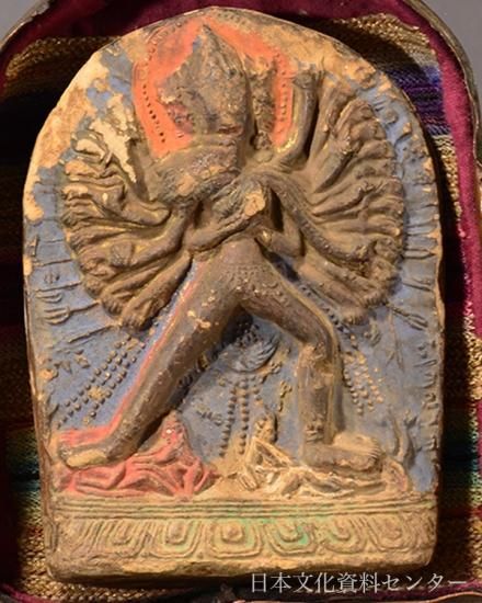 中国古美術・チベット・真皮唐卡・勝楽金剛仏像・純手描き・纯