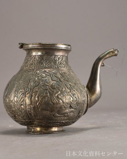 銀製神話図聖水容器（インド19世紀）株式会社　日本文化資料センター