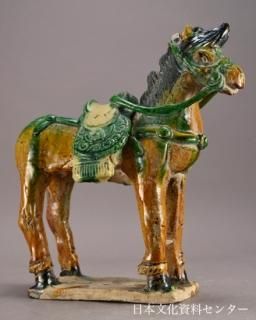 【 倣古三彩馬俑 】 　経世紀骨董　中華古玩　　　O0205I 倣古三彩馬俑 】 経世紀骨董 中華古玩 O0205I 工芸品