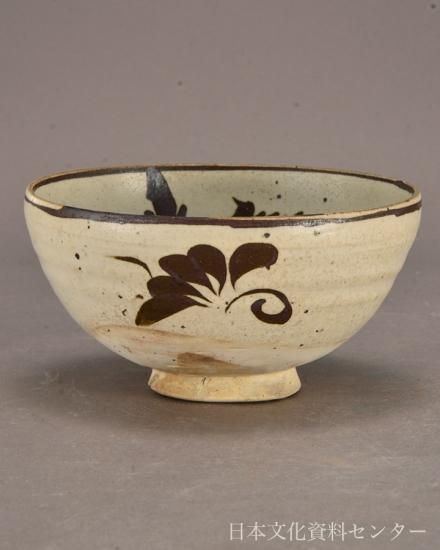 H3 白高麗の鉄絵「福」字碗(金〜元)株式会社 日本文化資料センター