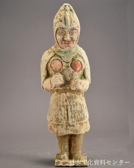 天王俑 Lokapala 唐陶人形 66cm 9kg 武人俑