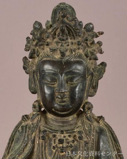 金銅の観音菩薩座像(明代・14〜17世紀