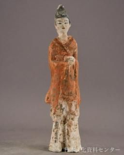 加彩男子俑(六朝)