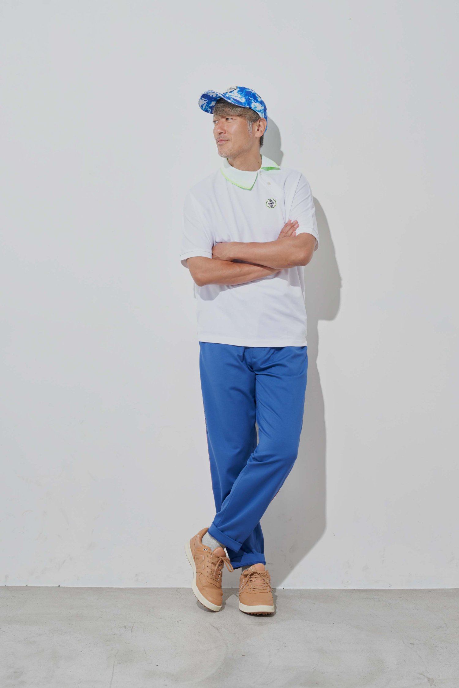 Tapered Lineponti ankle pants / MAN