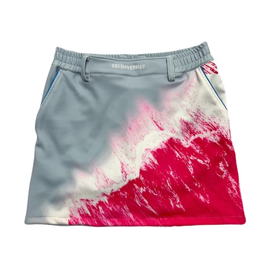 Coastline print sweat skirt / WOMAN