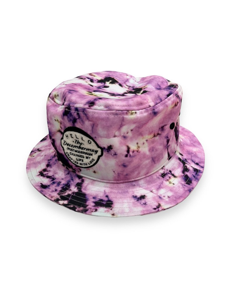 ＜NEW!＞Tie dye art iridescent Bucket hat / UNISEX - DECEMBERMAY ONLINE STORE