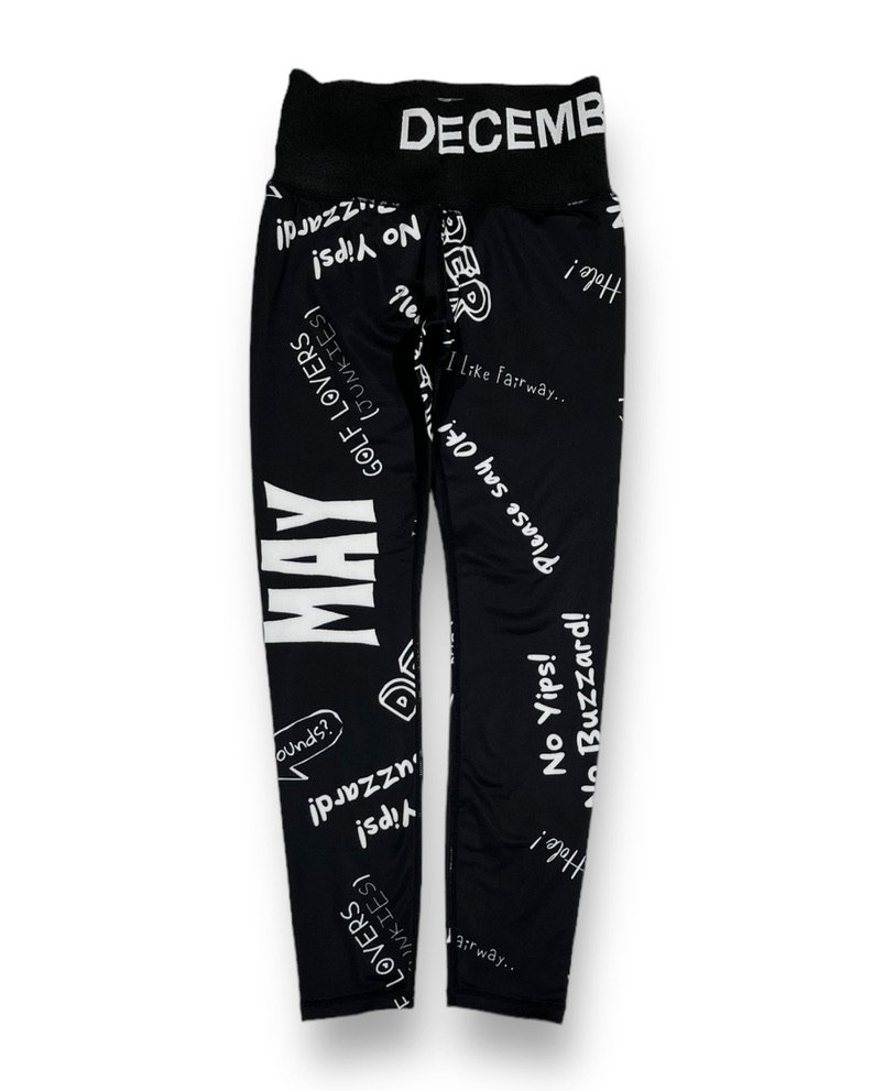 Scribble graffiti Leggings / WOMAN