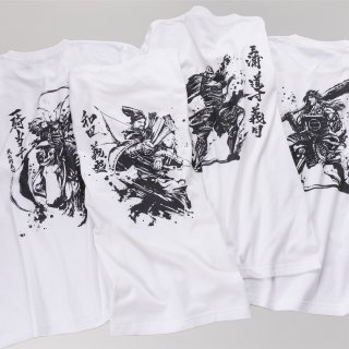 【三浦英雄列伝墨絵Tシャツ】ドライTシャツ　５Lサイズ　