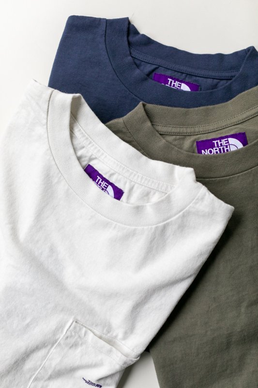 THE NORTH FACE PURPLE LABEL 7oz H/S Pocket Tee