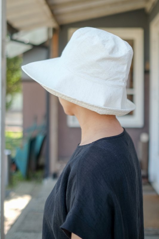 evam eva cotton linen hat - SUSCON + RUSTIC HOUSE