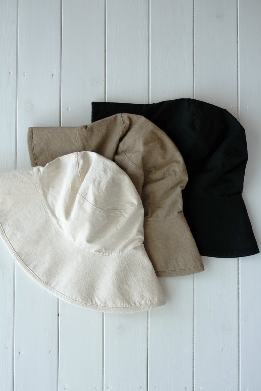 evam eva cotton linen hat