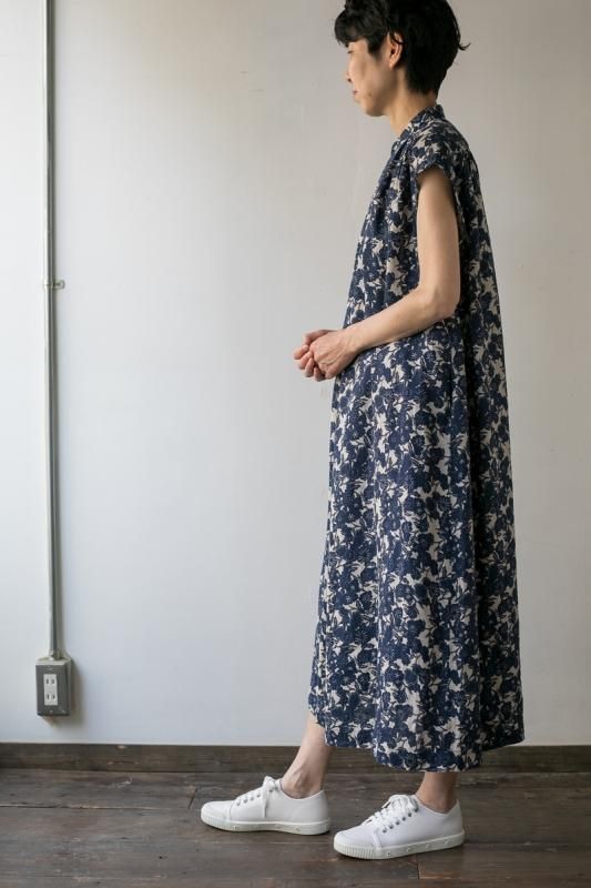 グランマママドーター★極美品★フローラルフレンチスリーブワンピース★KINARI グランマママドーター☆極美品☆フローラルフレンチスリーブ