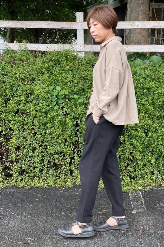 evam eva エヴァムエヴァ silk linen pants シルクリネンパンツ