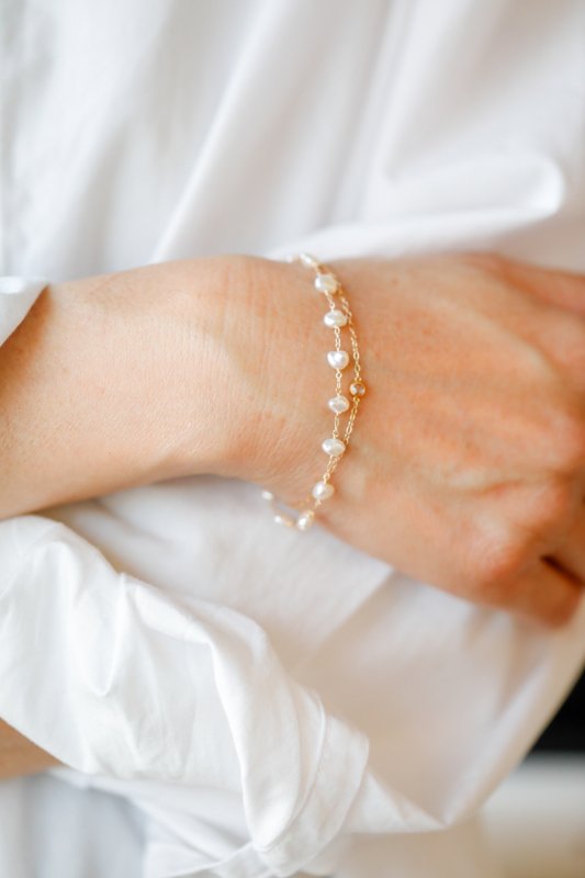 SOURCE Keshi Pearl Chain Bracelet - SUSCON + RUSTIC HOUSE ONLINESTORE