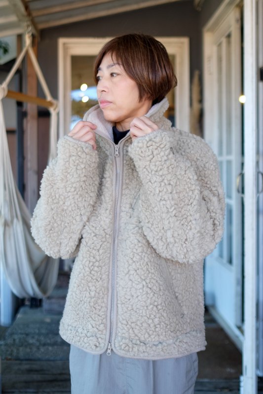 Wool Boa Field Jacket