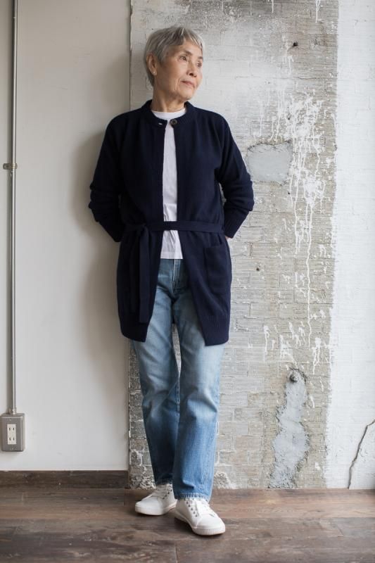 ANSPINNEN ファインソフトカシミヤ ロングカーディガン - SUSCON ANSPINNEN ファインソフトカシミヤ ロングカーディガン - SUSCON