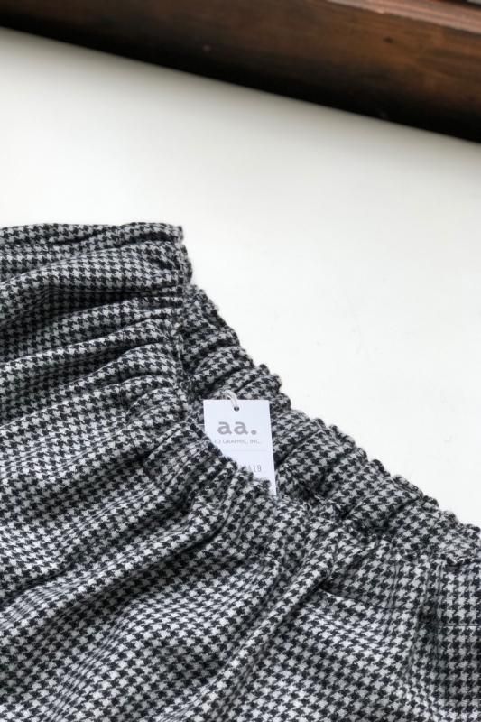 ワイドパンツ2 千鳥柄 Suscon Rustic House Onlinestore ワイドパンツ2 千鳥柄 Suscon Rustic House Onlinestore