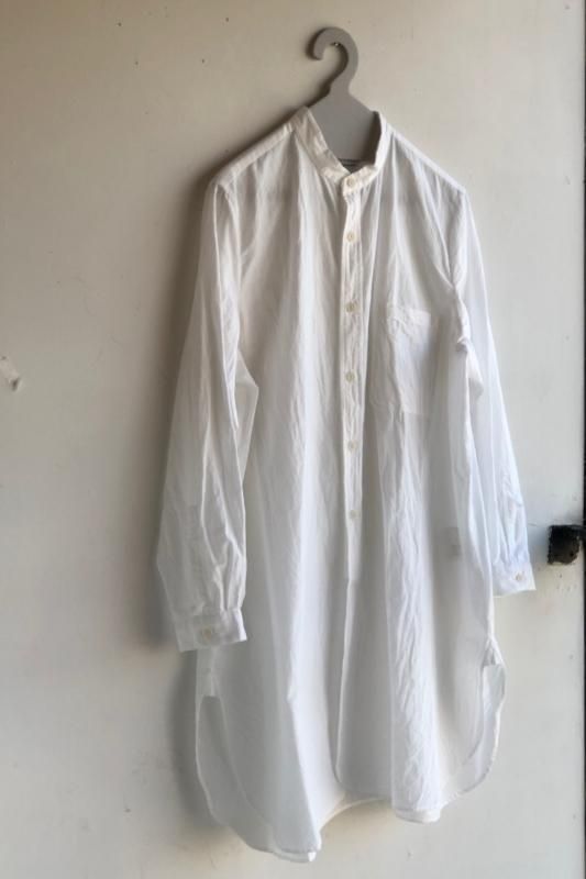 YAECA (ヤエカ) WRITE STAND COLLAR SHIRT / ライトスタンド
